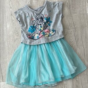 Disney Princess Gray Dress with Blue Accents
